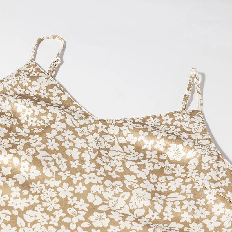 Acetate Printed Slip Dress