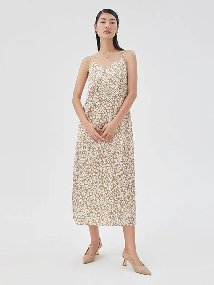 Acetate Printed Slip Dress
