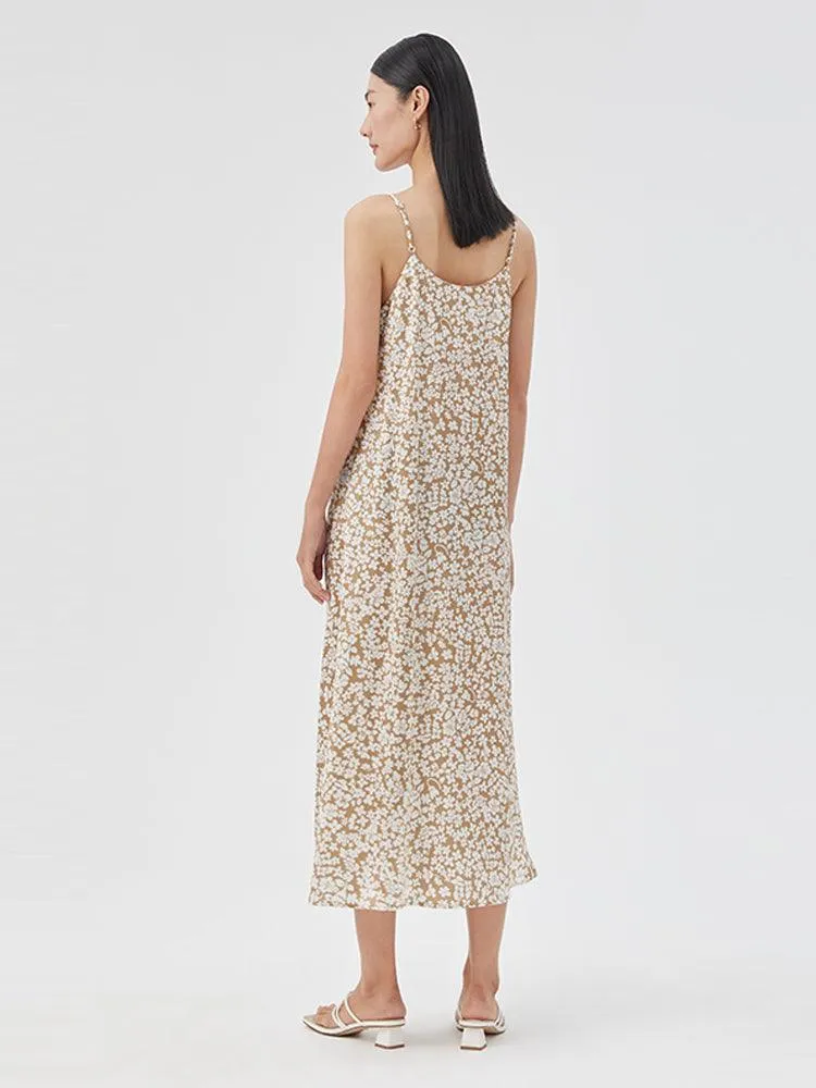 Acetate Printed Slip Dress