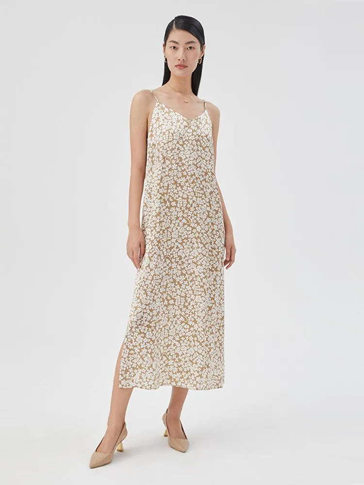 Acetate Printed Slip Dress