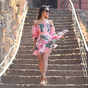 Alyssa Floral Skater Dress