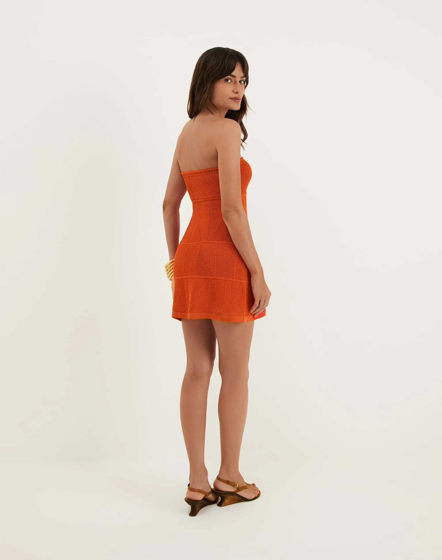 Knit Silvie Short Dress - Spritz