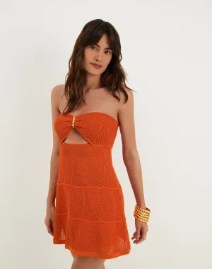 Knit Silvie Short Dress - Spritz