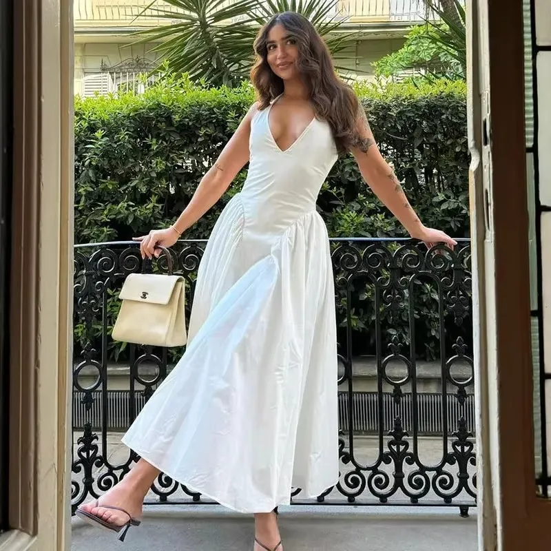 Maria Drop Waist Midi Dress