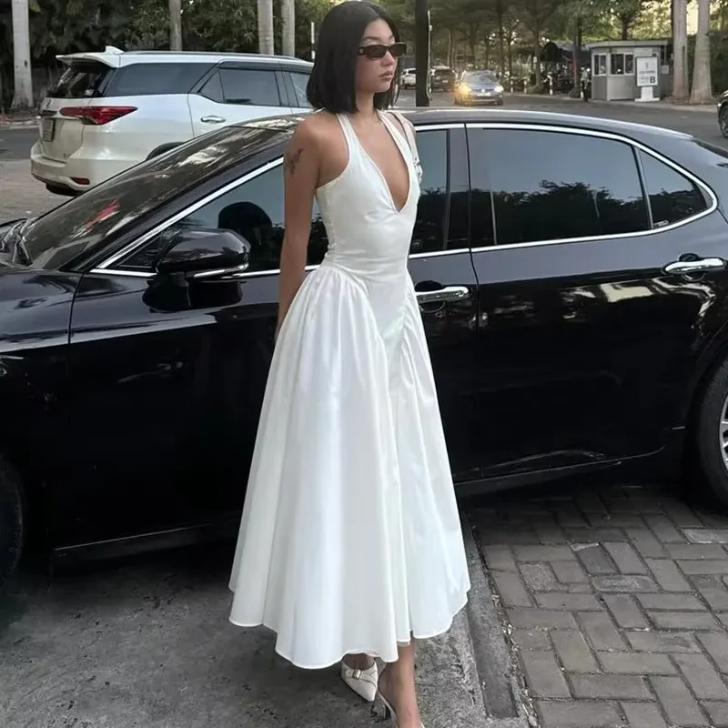 Maria Drop Waist Midi Dress