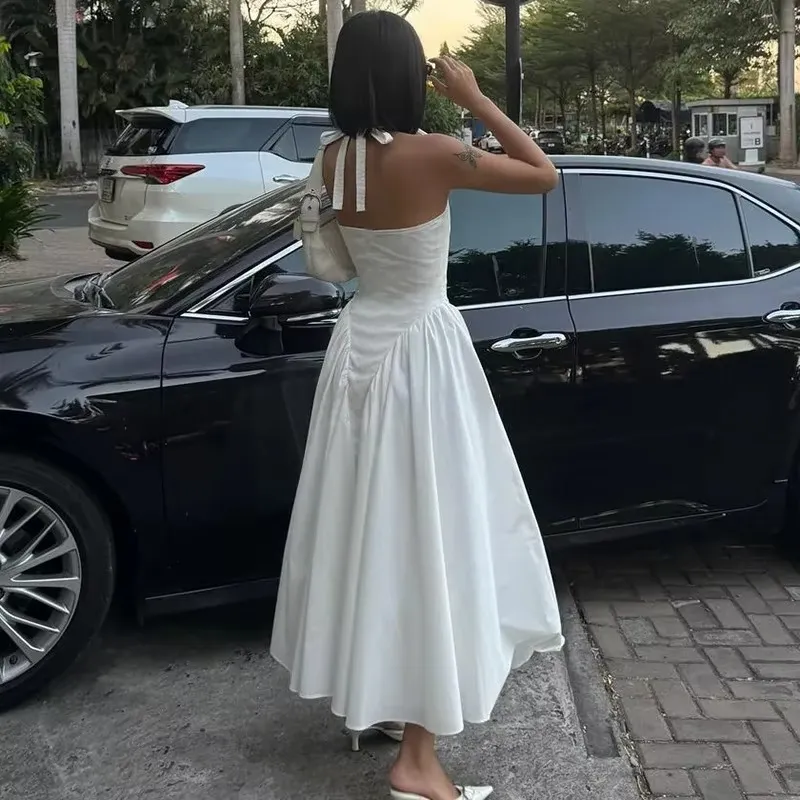 Maria Drop Waist Midi Dress