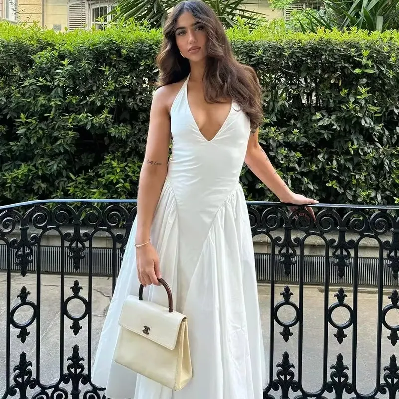 Maria Drop Waist Midi Dress