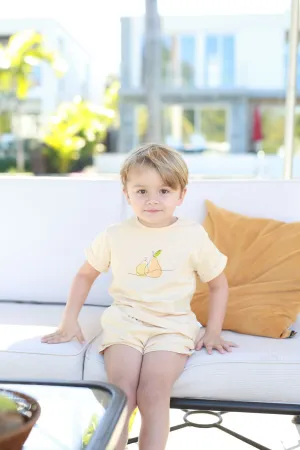 POUF 2PC PEAR GRAPHIC SET